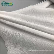 PA fusible woven circular knitted interlining 100% polyester 4 ways stretchable  knitted adhesive interfacing for casual clothes